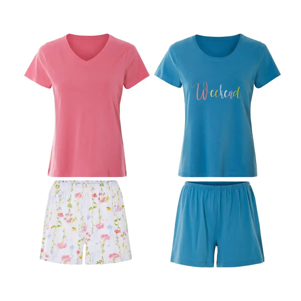 Bild 1 von OYANDA® Damen-Shorty-Pyjama, 2-teilig