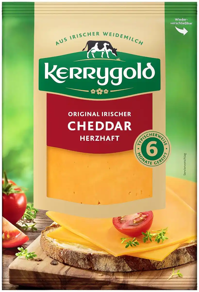 Bild 1 von KERRYGOLD Cheddar, 130-g-Packg.