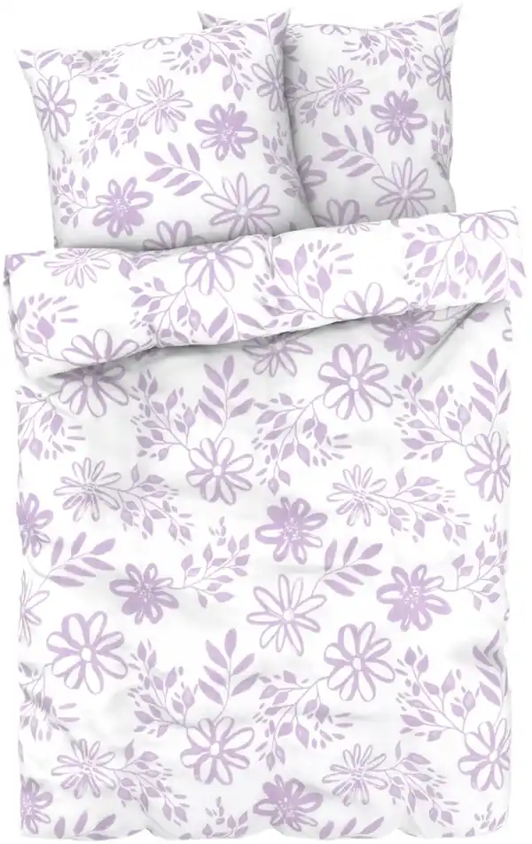 Bild 2 von LIV&BO® Polycotton-Bettwäsche-Set ca. 200 x 220 cm, 3-teilig