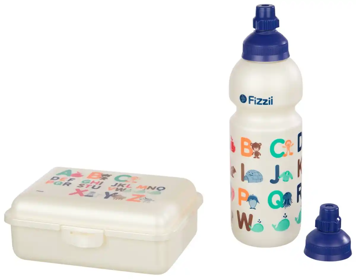 Bild 1 von FIZZII Geschenkset »Brotbox + Trinkflasche«, 3-teilig