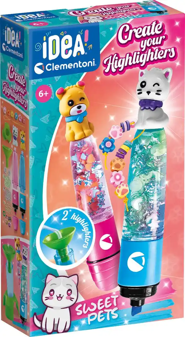 Bild 1 von CLEMENTONI Set Create your Highlighters »Sweet Pets«