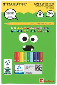 TALENTUS® Jumbo-Buntstifte, 24-St.-Packg.