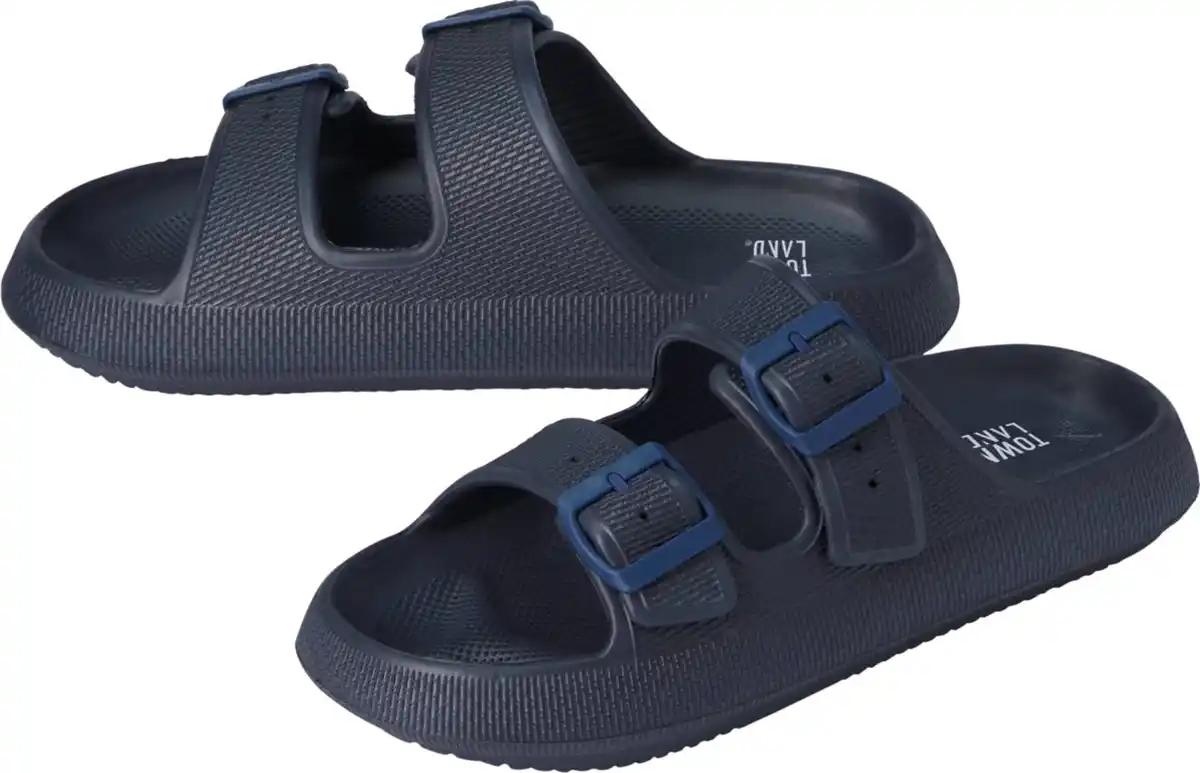 Bild 2 von TOWNLAND® Herren-Badepantoletten, Paar
