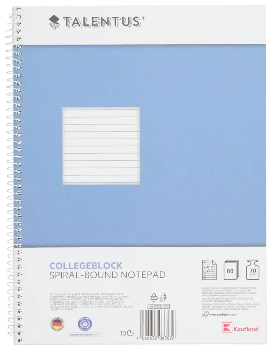 Bild 1 von TALENTUS® Collegeblock A4 liniert