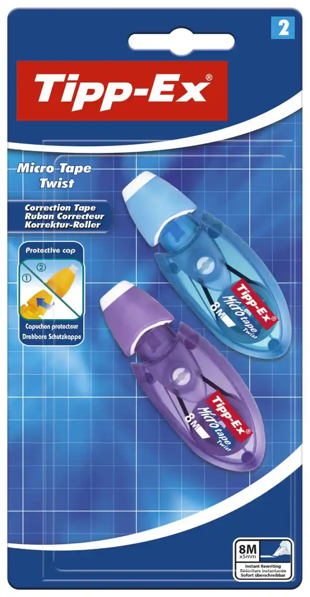 Bild 1 von TIPP-EX Korrektur-Roller »Micro Tape Twist«, 2-St.-Packg.