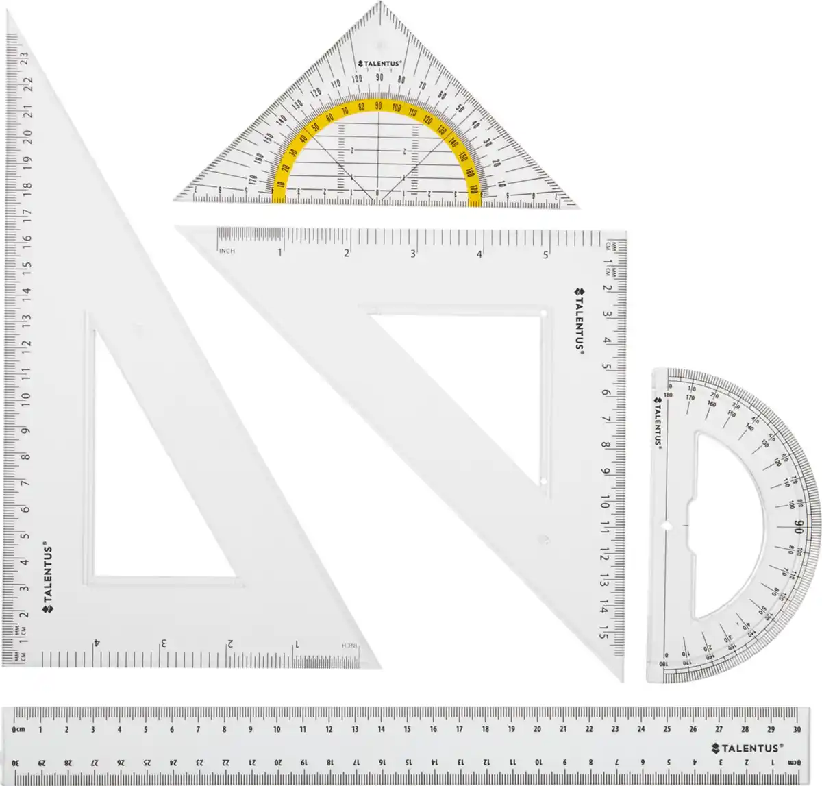 Bild 1 von TALENTUS® Geometrie-Set, 5-teilig