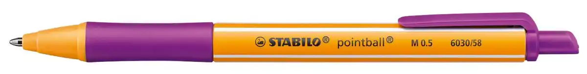 Bild 4 von STABILO Druckkugelschreiber »pointball«, 4-St.-Packg.