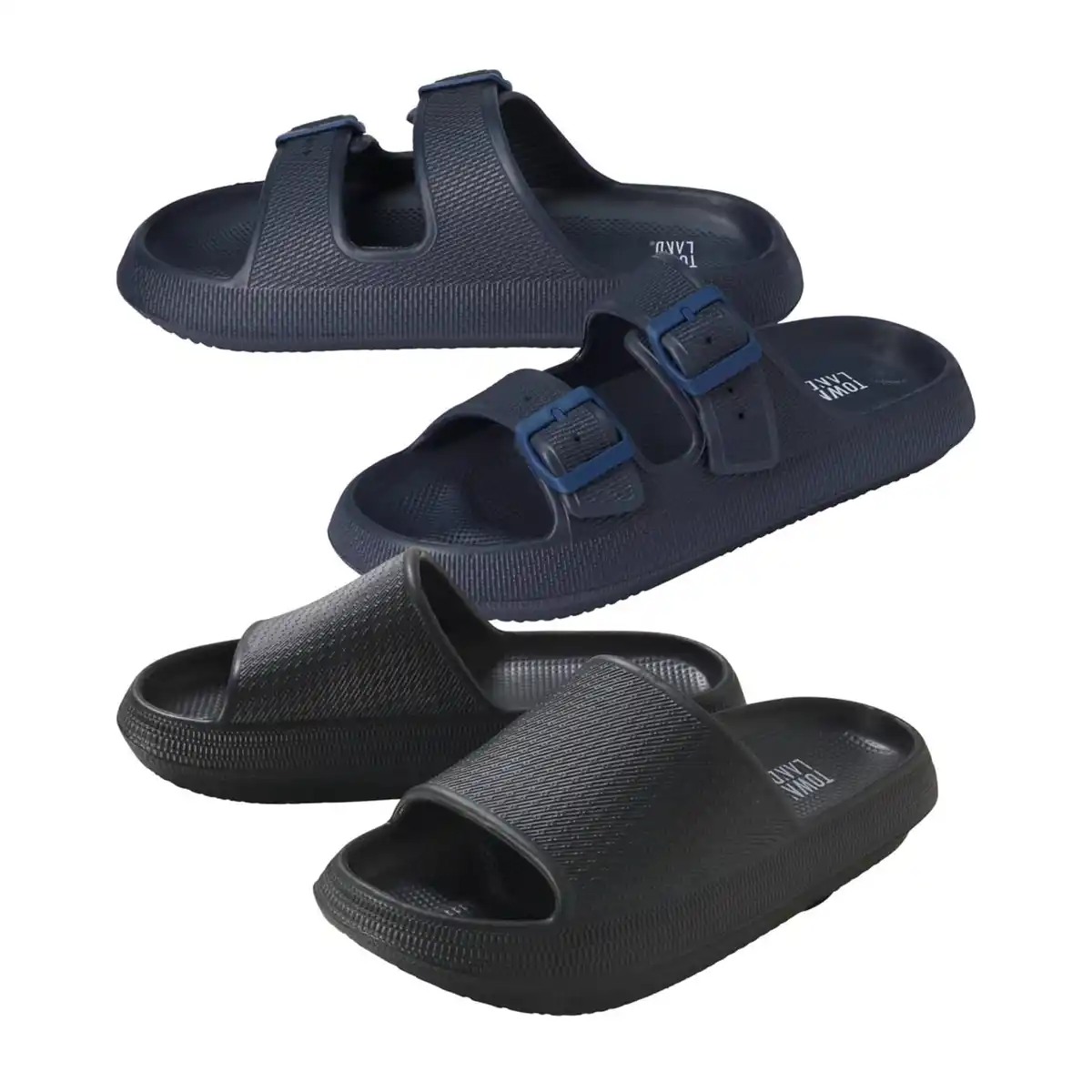 Bild 1 von TOWNLAND® Herren-Badepantoletten, Paar