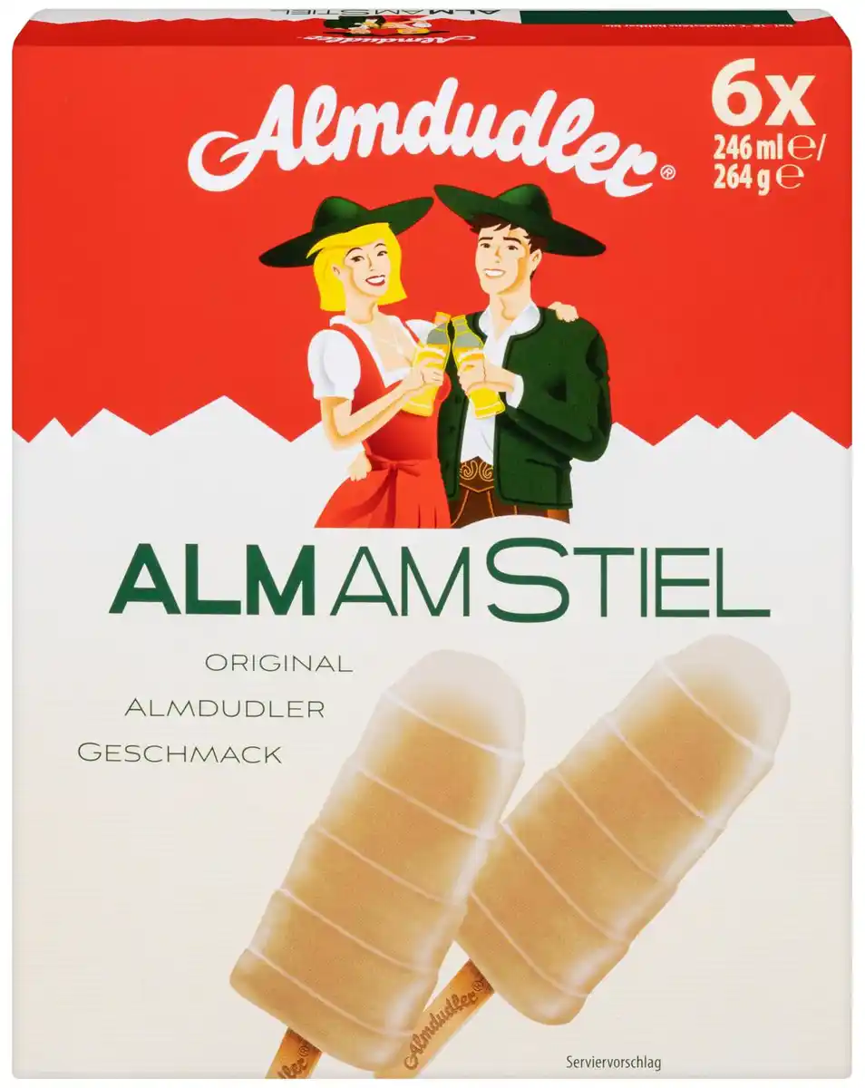 Bild 1 von ALMDUDLER Alm am Stiel, 6 St. = 246-ml-Packg.
