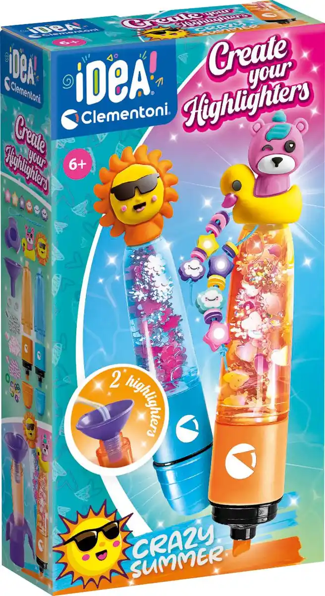 Bild 1 von CLEMENTONI Create your Highlighters-Set »Crazy Summer«