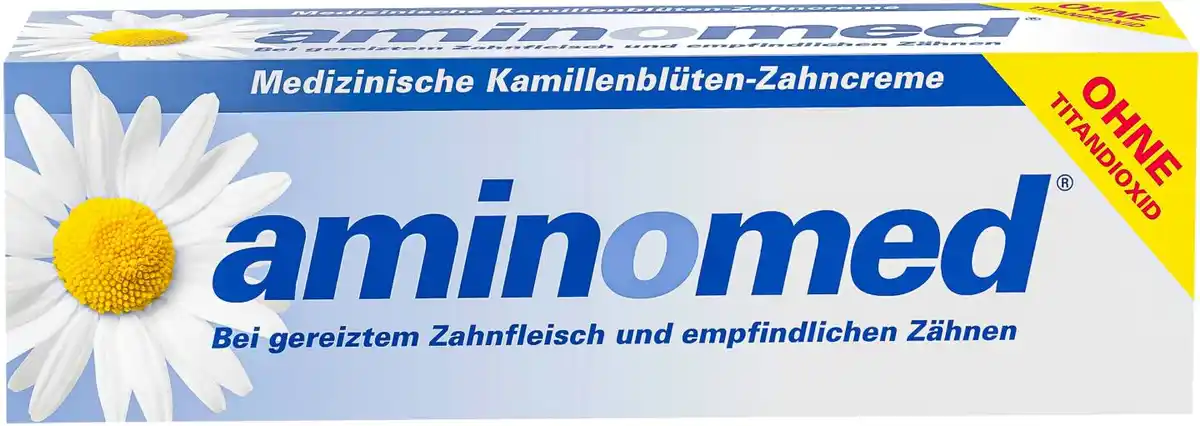 Bild 1 von AMINOMED Kamillenblüten-Zahncreme, 75-ml-Tube