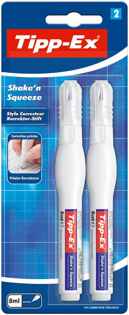 Bild 1 von TIPP-EX Korrekturstifte »Shake'n Squeeze«, 2-St.-Packg.