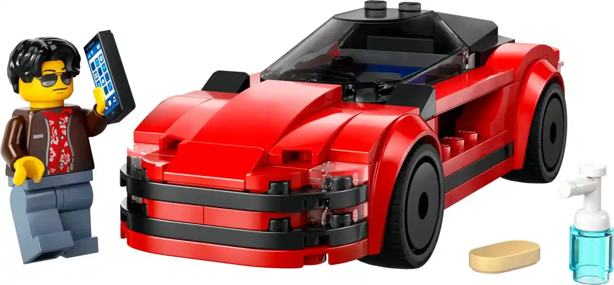 Bild 2 von LEGO CITY »Roter Sportwagen« Bau- und Spielset 60448, 109-teilig