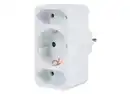 Bild 1 von 3-fach Steckdosenadapter mit Kindersicherung