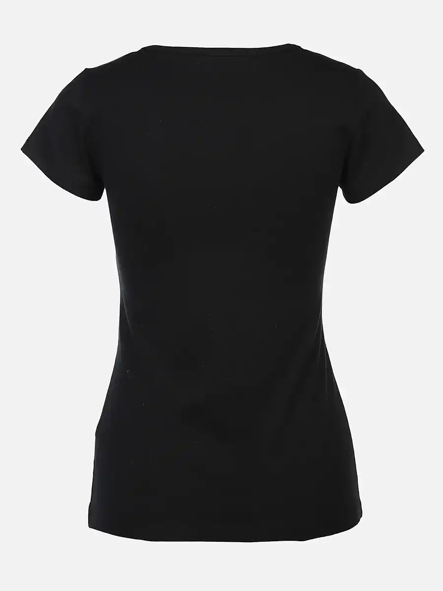 Bild 2 von Damen T-Shirt mit Trachtenmotiv Schwarz