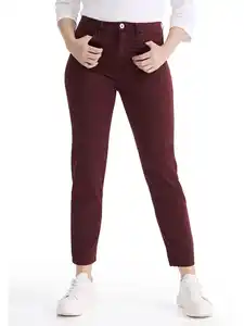 Damen Jeans "Nizza" Rot