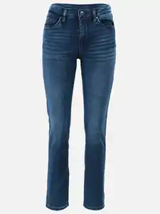 Jungen Jeanshose mit wärmender Innenseite Blau