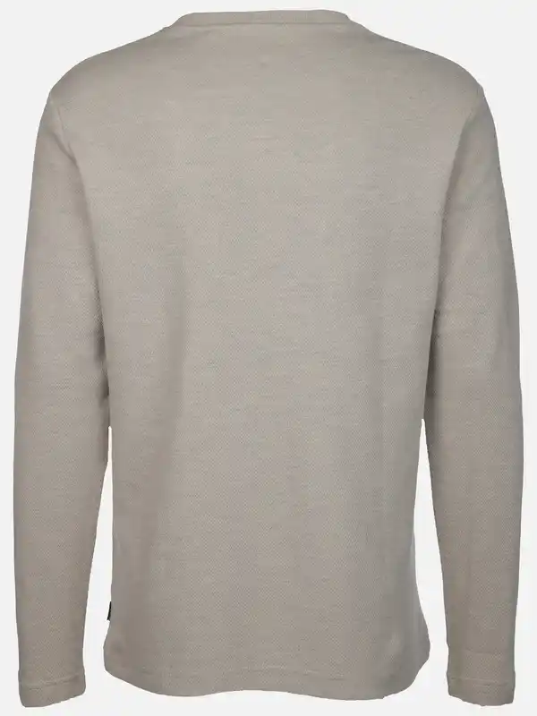 Bild 2 von Herren Henleyshirt in Waffeloptik Grau