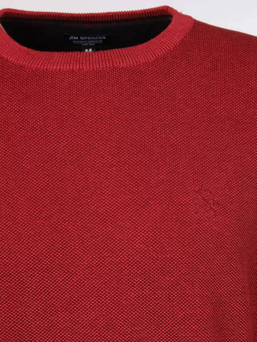 Bild 3 von Herren Strickpullover Rot