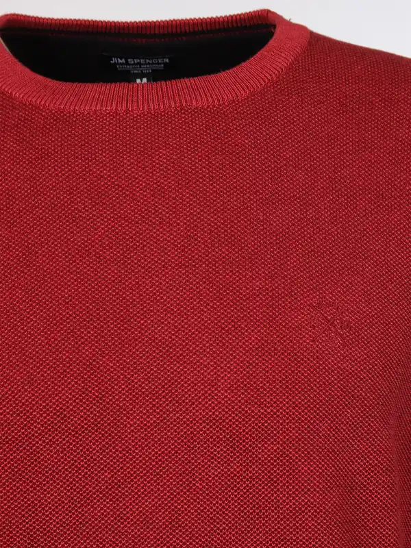 Bild 3 von Herren Strickpullover Rot