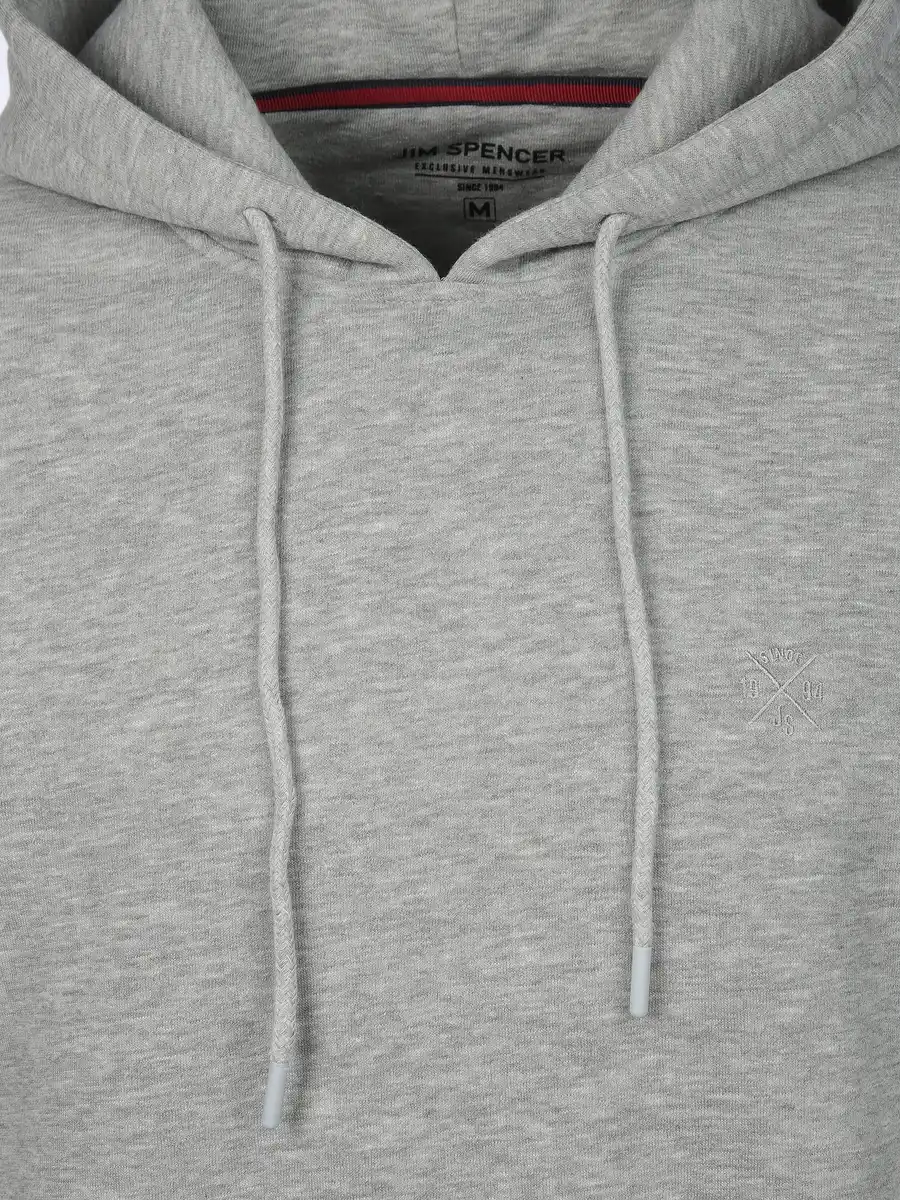 Bild 3 von Herren Hoodie mit Kängurutasche Grau