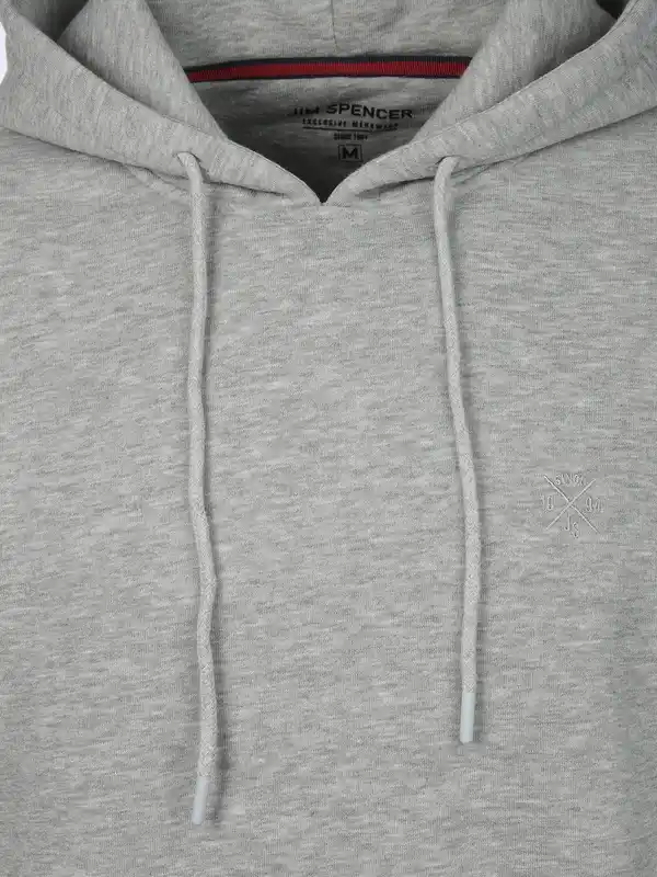 Bild 3 von Herren Hoodie mit Kängurutasche Grau