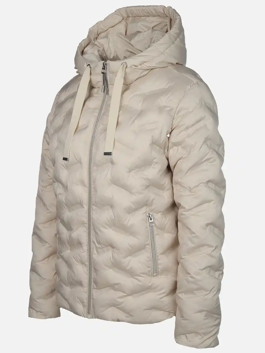 Bild 3 von Damen Steppjacke mit Kapuze Beige