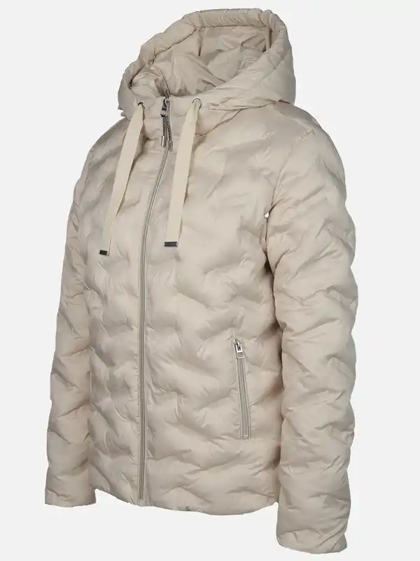 Bild 3 von Damen Steppjacke mit Kapuze Beige