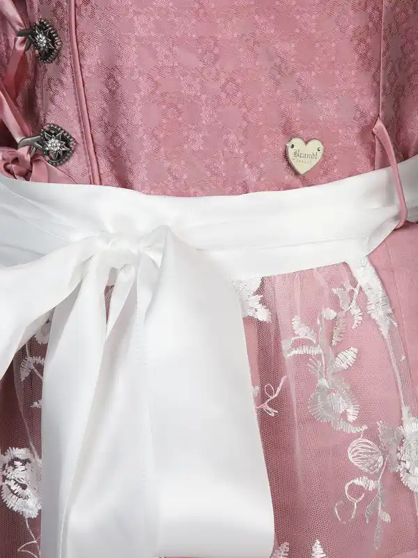 Bild 4 von Damen Dirndl mit Spitzenschürze Rosa