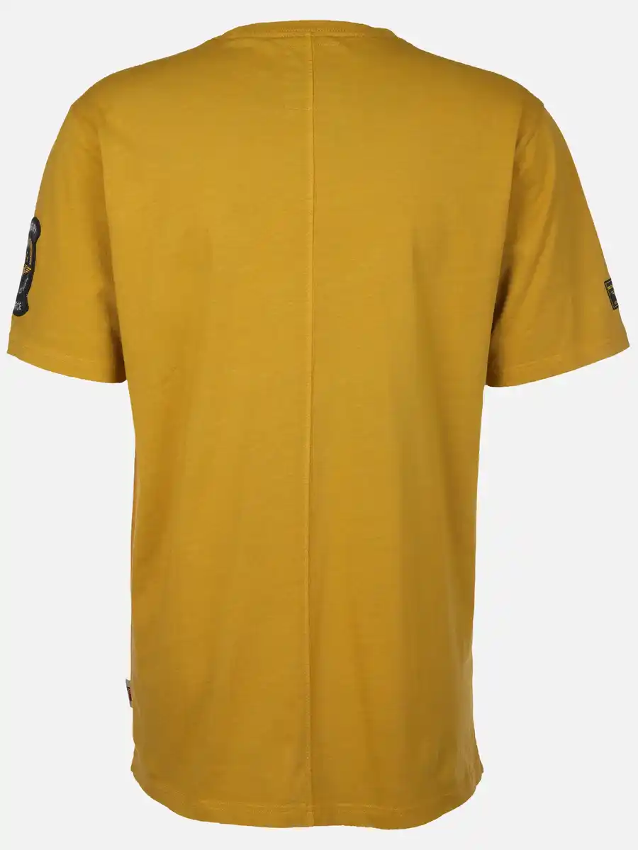 Bild 2 von Herren T-Shirt mit auffälligem Print Gelb