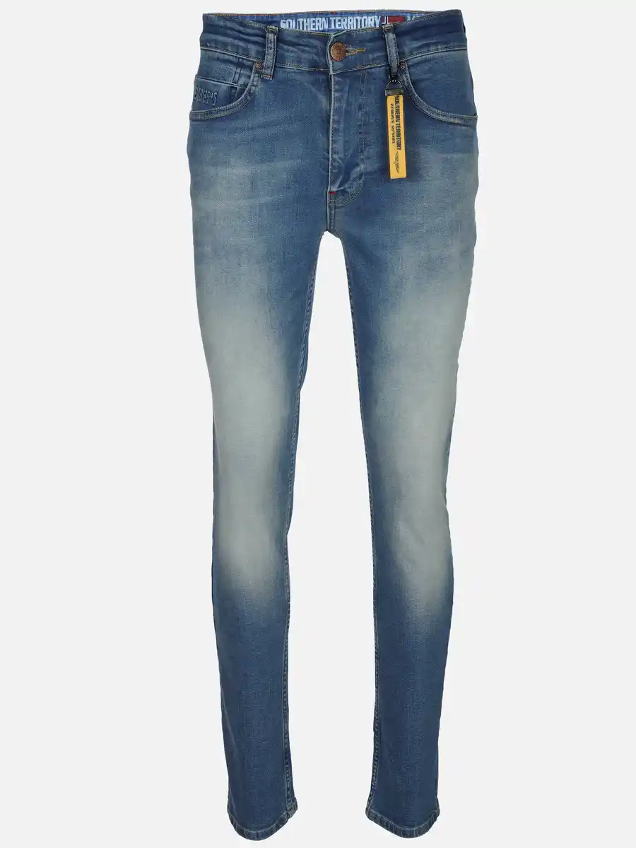Bild 1 von Herren Jeans in heller Waschung Blau