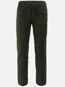 Jungen Hose mit wattierter Innenseite Grün
