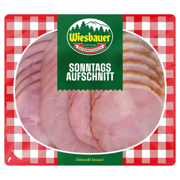 Bild 1 von WIESBAUER Aufschnittsorten 200 g, Sonntags-Aufschnitt