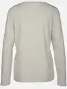 Bild 2 von Damen Langarmshirt mit Glitzerprint und Glitzernieten Beige