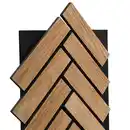 Bild 4 von Home Deluxe Akustikpaneel Fischgrätenoptik VEGA Oiled Oak 1er Set - 80 x 40 cm