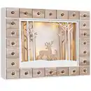Bild 1 von LED-Adventskalender "Winterwald" aus MDF