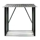 Bild 1 von Kaminholzregal 154x83x157 cm aus verzinktem Stahl