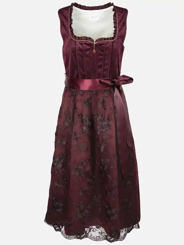 Bild 1 von Damen Dirndl mit Schürze Rot