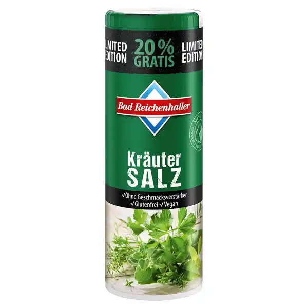 Bild 1 von BAD REICHENHALLER Gewürzsalze 108 g, Kräuter Gewürz