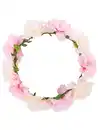 Bild 1 von Hailys Tracht SI44SI Haarband mit Blumen Rosa