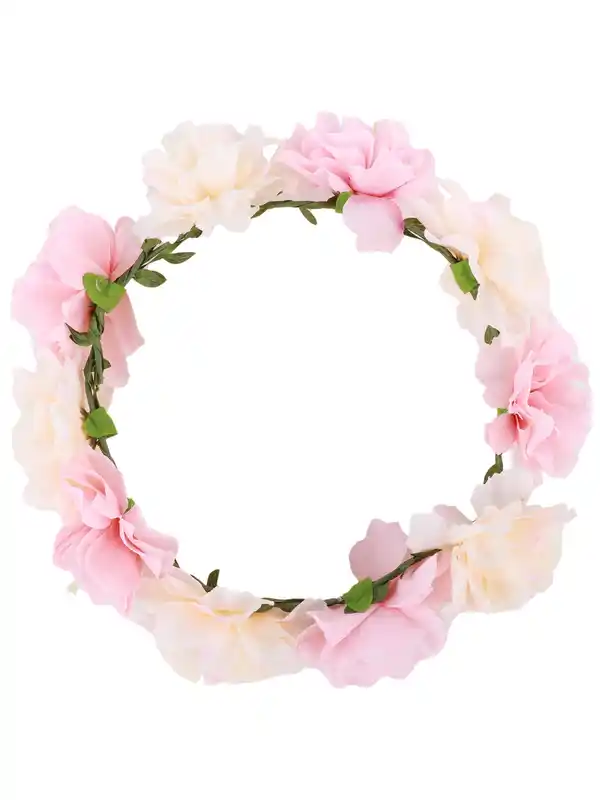 Bild 1 von Hailys Tracht SI44SI Haarband mit Blumen Rosa