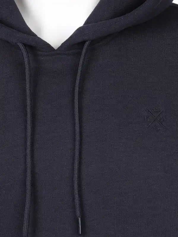 Bild 3 von Herren Kapuzensweatshirt unifarben Blau