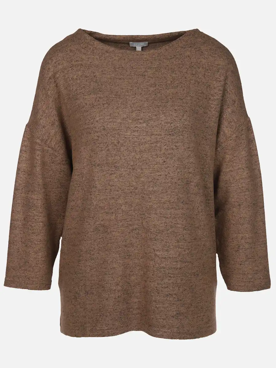 Bild 1 von Damen Flauschshirt mit 3/4 langem Arm Grün
