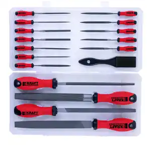 Werkstattfeilen/Gewindebohrer-Set,17-teilig