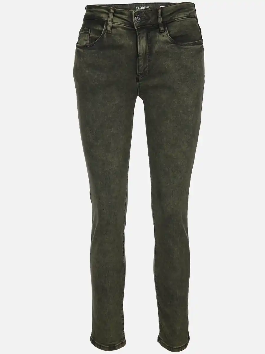 Bild 1 von Damen Jeans Florenz in Slim Fit Oliv