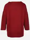 Bild 2 von Damen Flauschshirt mit 3/4 langem Arm Rot