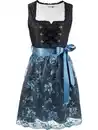 Bild 1 von Damen Dirndl mit Spitzenschürze Blau