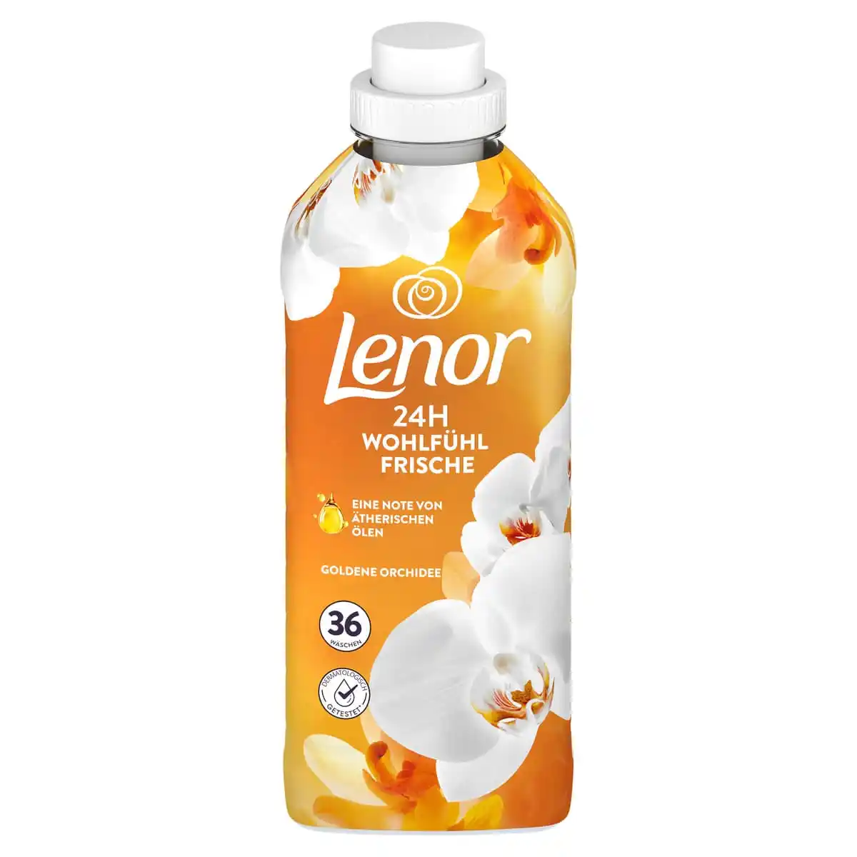Bild 1 von Lenor Weichspüler Konzentrat Orchidee & Vanille 36WL, 756 ml