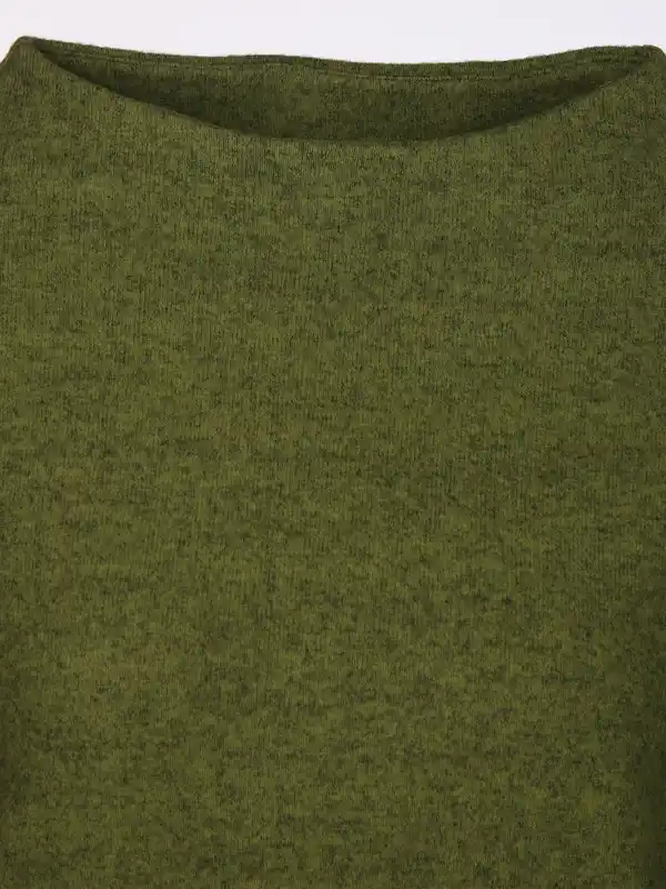 Bild 3 von Damen Flauschshirt mit 3/4 langem Arm Grün