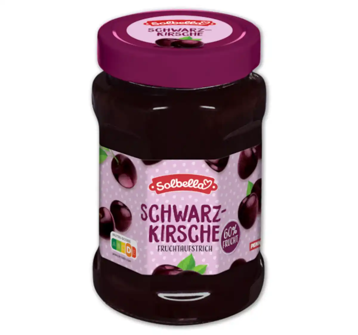 Bild 1 von SOLBELLA Fruchtaufstrich Schwarzkirsche